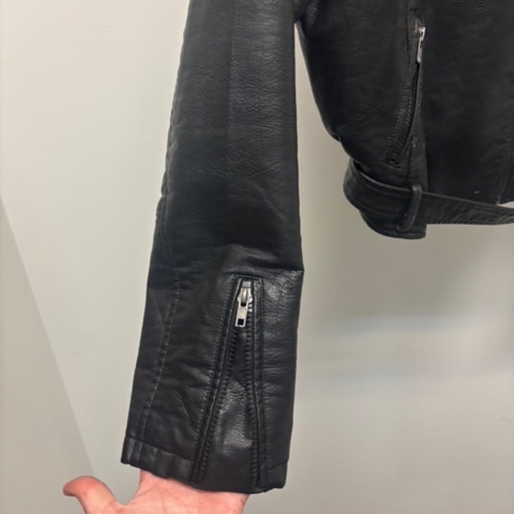 Faux Leather Jacket - Picture 4 of 8